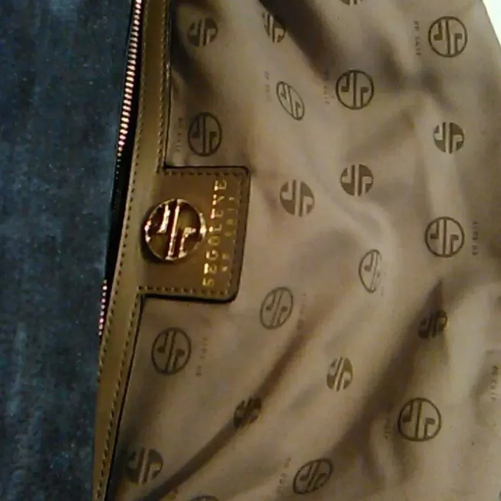 Segolene en cuir Blue Bag